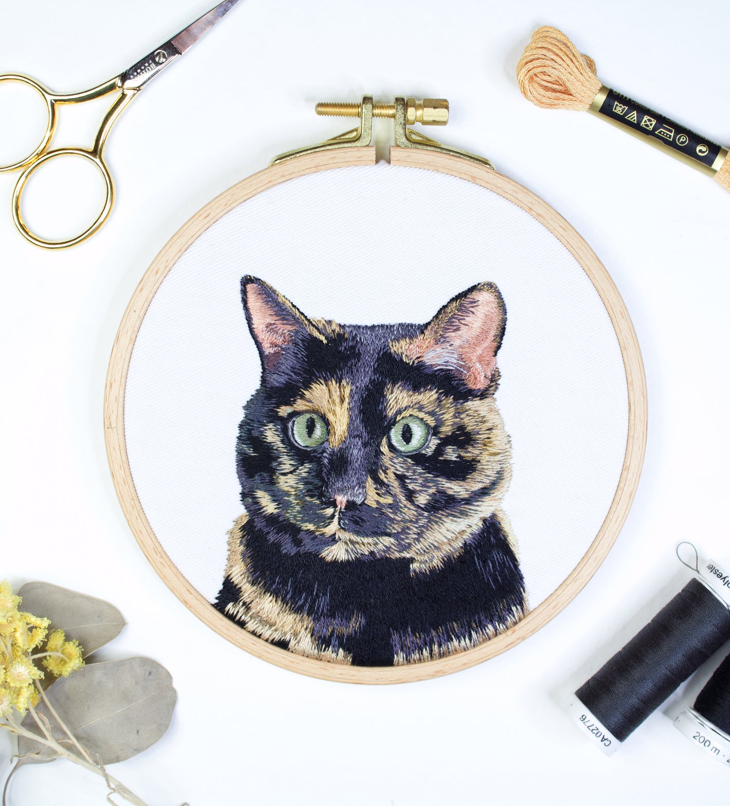 Pet Embroidery Portret 